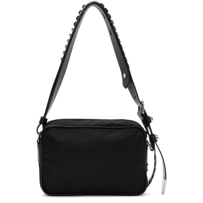 Prada black outlet camera bag