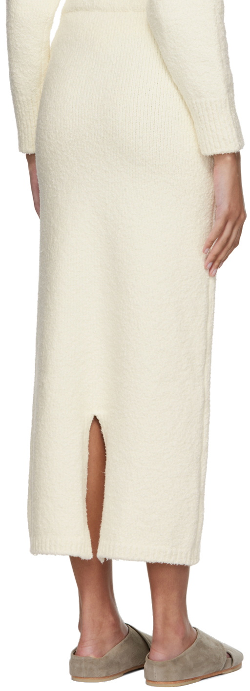 Missing You Already Off-White Cotton Maxi Skirt