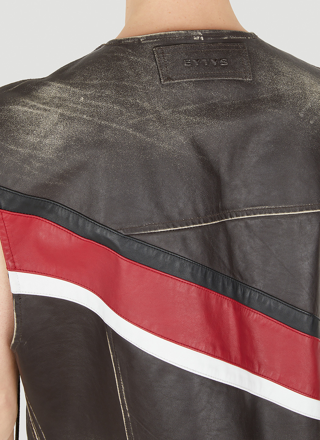 Eytys Harper Graphic Vintage Sleeveless Jacket