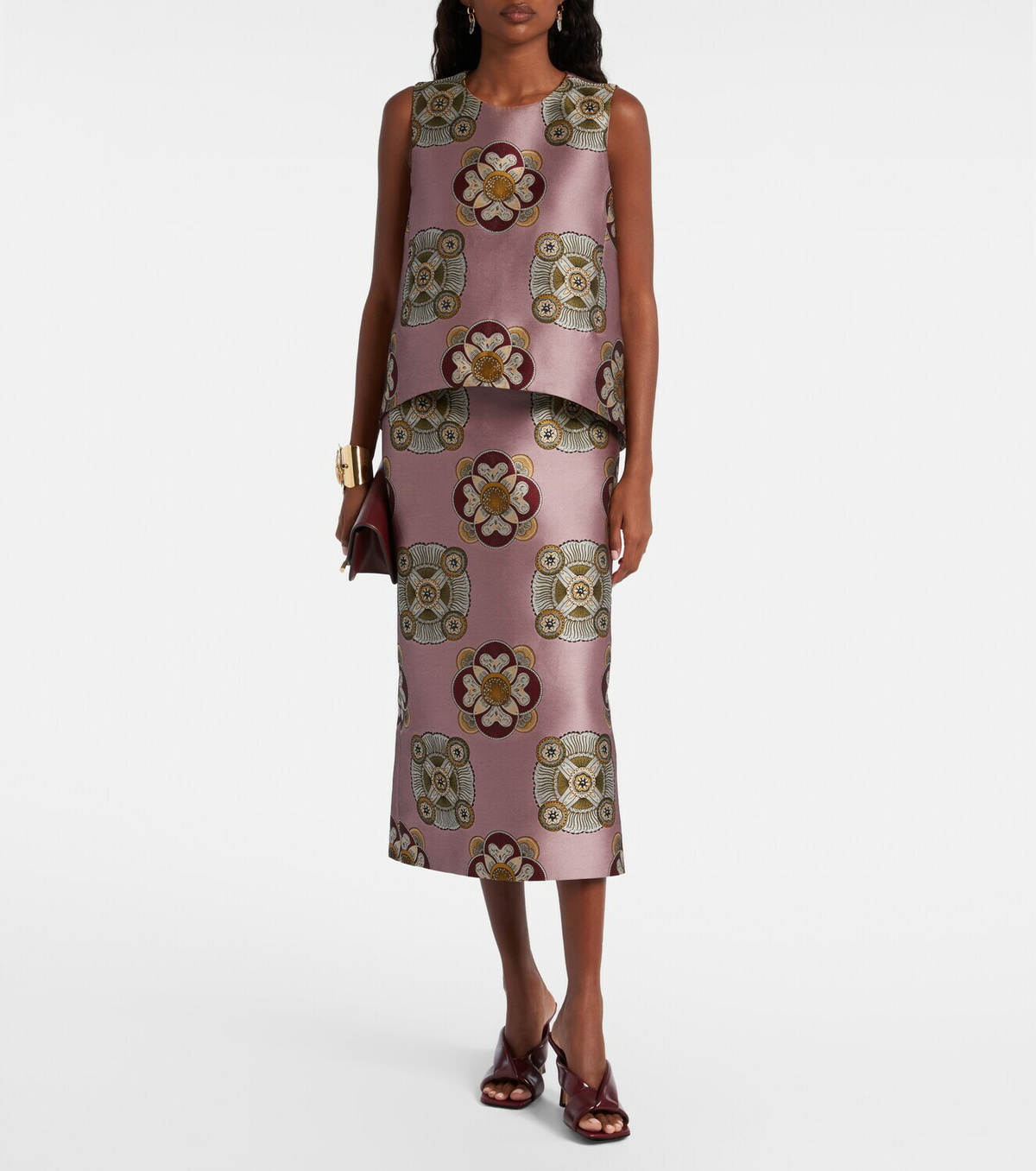 La DoubleJ Jacquard pencil skirt