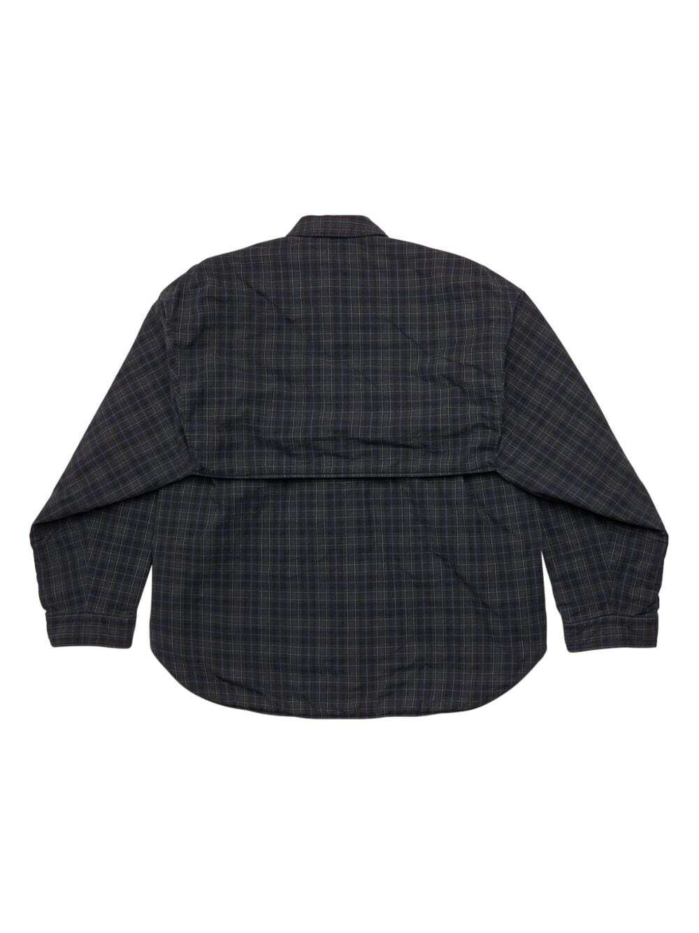 balenciaga flannel shirt