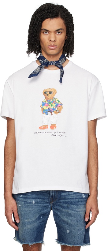 Photo: Polo Ralph Lauren White Beach Club Bear T-Shirt