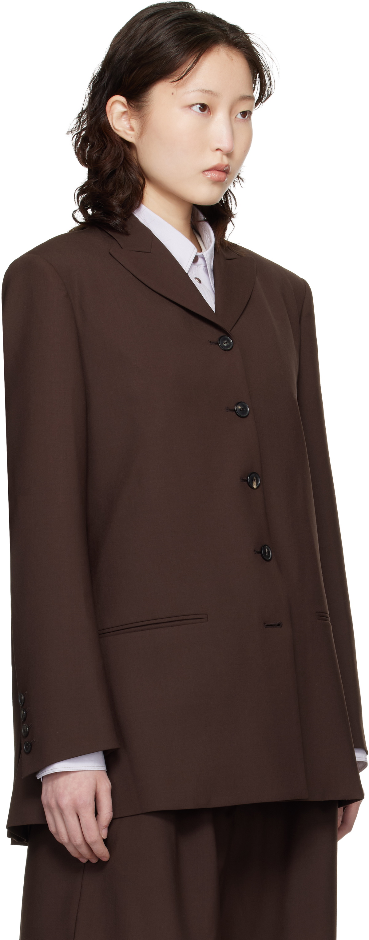 Cordera Brown Tailored Blazer