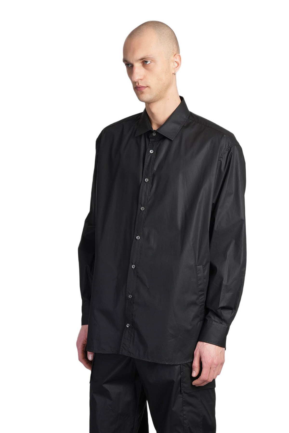 DARKPARK Damon Shirt In Black Cotton