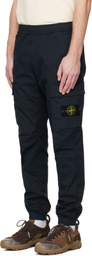 Stone Island Navy 3100031 Stretch Cotton Tela 'Paracadute' Cargo Pants