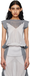 ISSEY MIYAKE Gray Shaped Nude T-Shirt