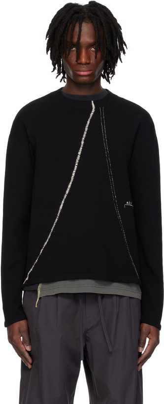 Photo: A-COLD-WALL* Black Millbank Knit Sweater