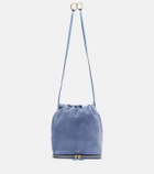 Alaïa Le Pochon suede bucket bag