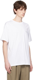 Dime White Classic Small Logo T-shirt