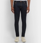 Nudie Jeans - Skinny Lin Organic Stretch-Denim Jeans - Men - Dark denim