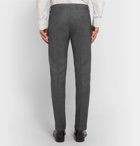 Paul Smith - Dark-Grey Slim-Fit Mélange Wool and Silk-Blend Suit Trousers - Men - Gray