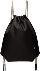 Rick Owens Black Porterville Drawstring Backpack