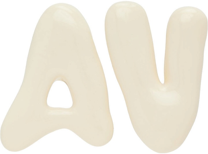 Photo: AVAVAV Off-White AV Earrings