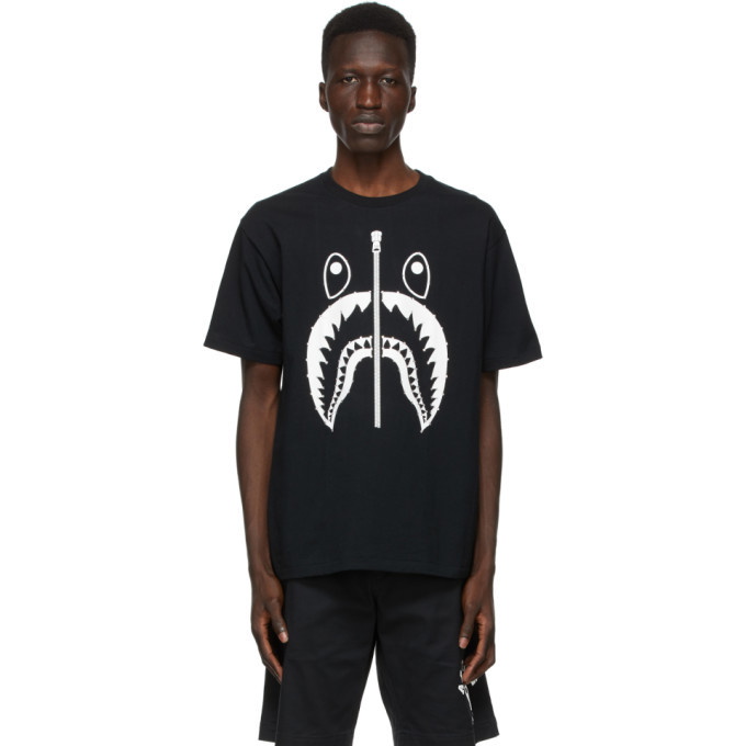 Photo: BAPE Black Crystal Stone Shark T-Shirt