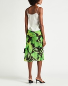 Louisa Ballou Womens Midi skirt in Green
