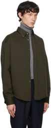 AMI Paris Brown Ami De Cœur Boxy Fit Shirt