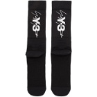 Y-3 Black Logo Tube Socks