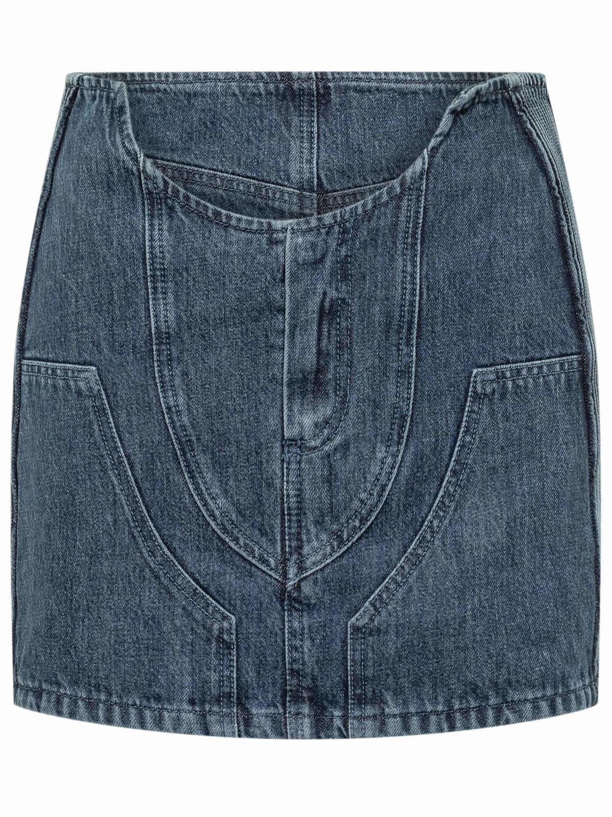 スカート Off-White Woman Skirt Grey OWCU009S24FAB002 0700 Off White Skirt Grey Womens Off-White