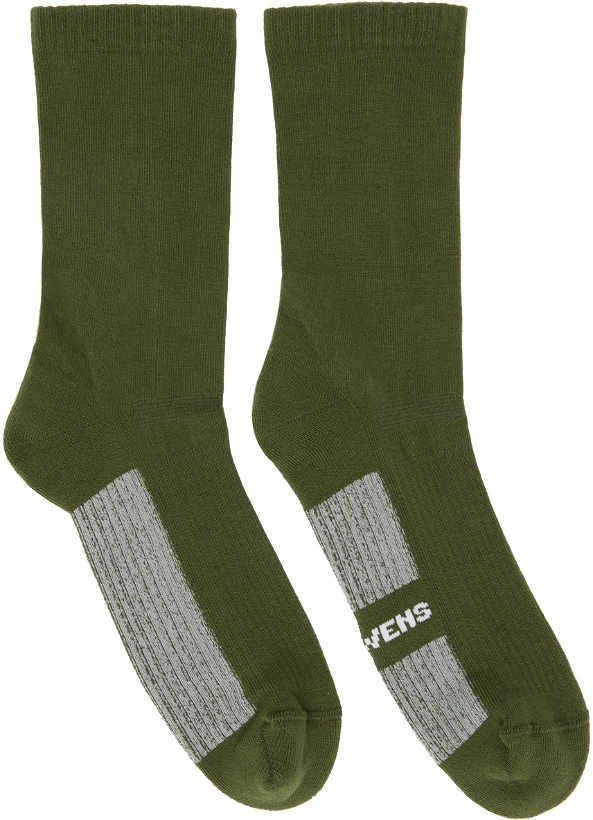 Photo: Rick Owens Green Logo Socks
