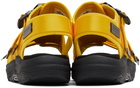 Tom Wood Yellow & Black Suicoke Edition Vega Sandals