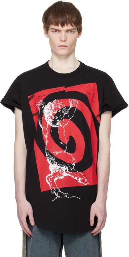 Photo: Vivienne Westwood Black Swirl Longline T-shirt