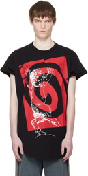 Vivienne Westwood Black Swirl Longline T-shirt