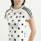 Adidas Women's Polka Dot Cali T-Shirt in Off White
