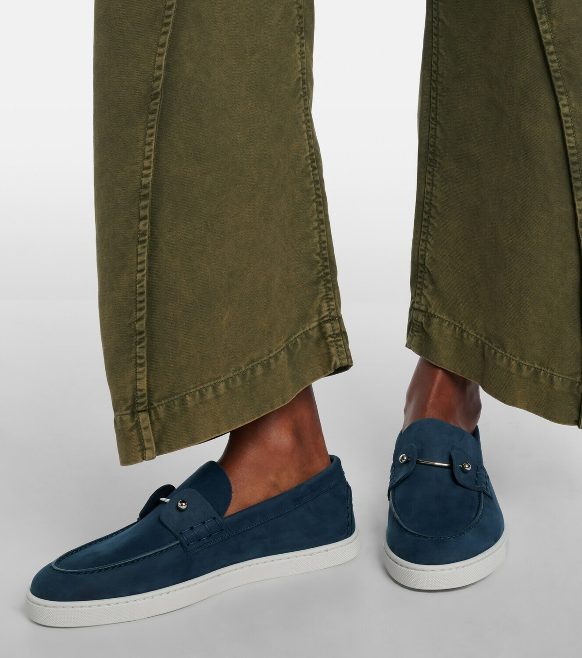 Christian Louboutin Chambeliboat Donna suede boat shoes