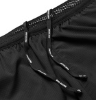 Nike Running - AeroSwift Logo-Print Perforated Shell Running Shorts - Black