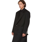 Givenchy Black Double-Breasted Coat