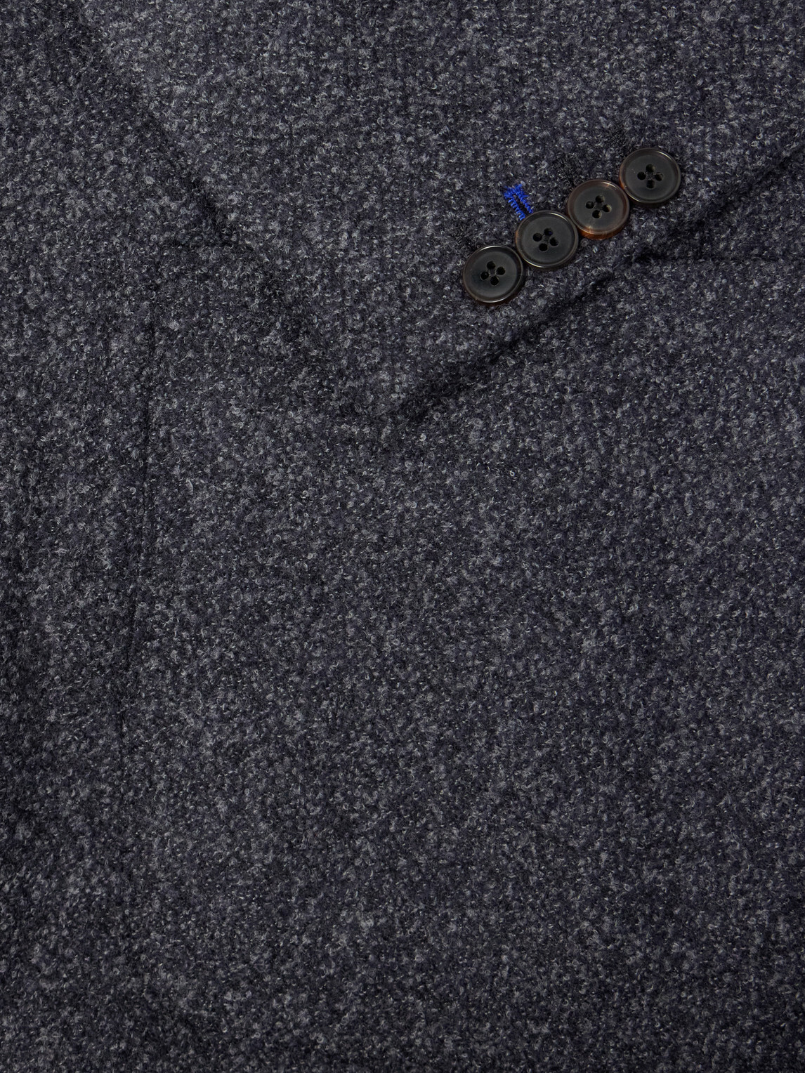 Paul Smith - Double-Breasted Wool-Blend Bouclé Blazer - Gray