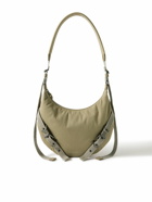 Givenchy - Voyou Buckled Webbing-Trimmed Padded Twill Messenger Bag