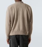 A.Presse Vintage cotton jersey half-zip sweatshirt