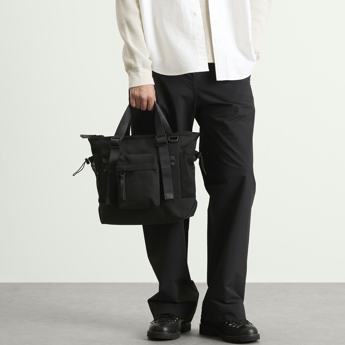 Hender Scheme Dual Tote Bag in Black Hender Scheme