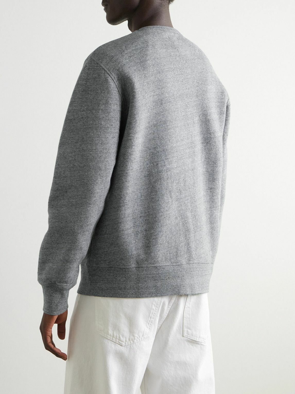 Hartford - Cotton-Jersey Sweatshirt - Gray
