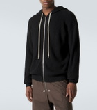 Rick Owens Ribbed-knit virgin wool hoodie