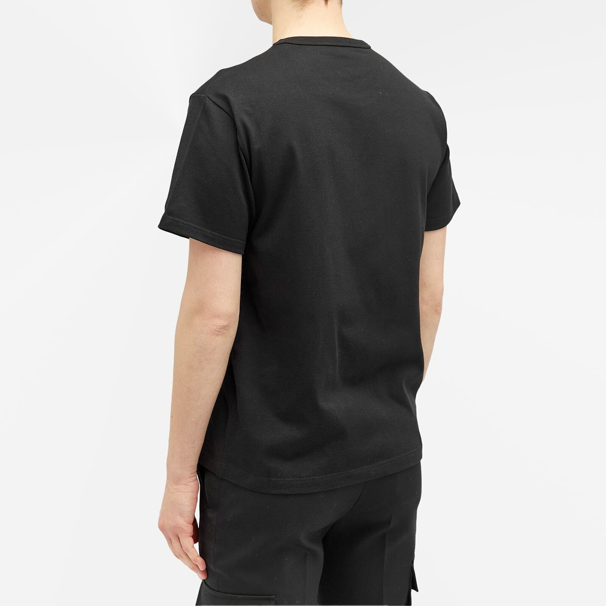 Alexander McQueen Men's Varsity Skull Logo T-Shirt in Black