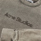 Acne Studios Women's Logo Crew Sweat in Faded Grey
