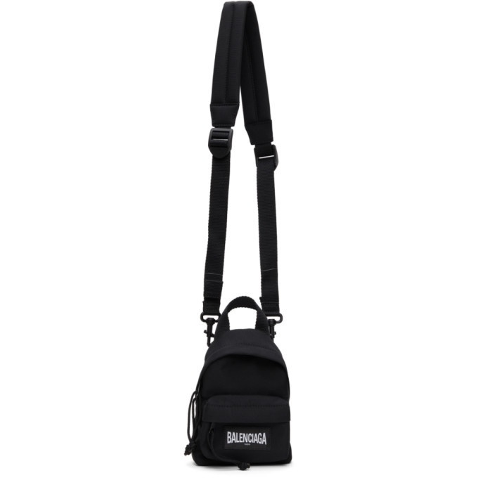 Photo: Balenciaga Black Nylon Mini Backpack Bag
