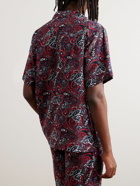 NOMA t.d. - Camp-Collar Paisley-Print REXCELL® Shirt - Red