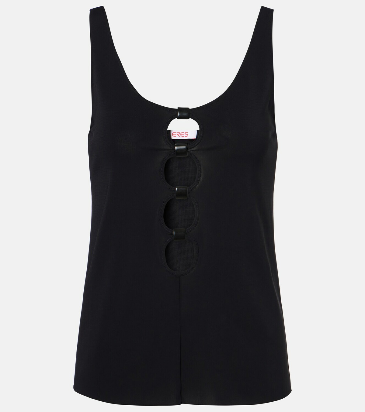 Eres Curl cutout jersey top