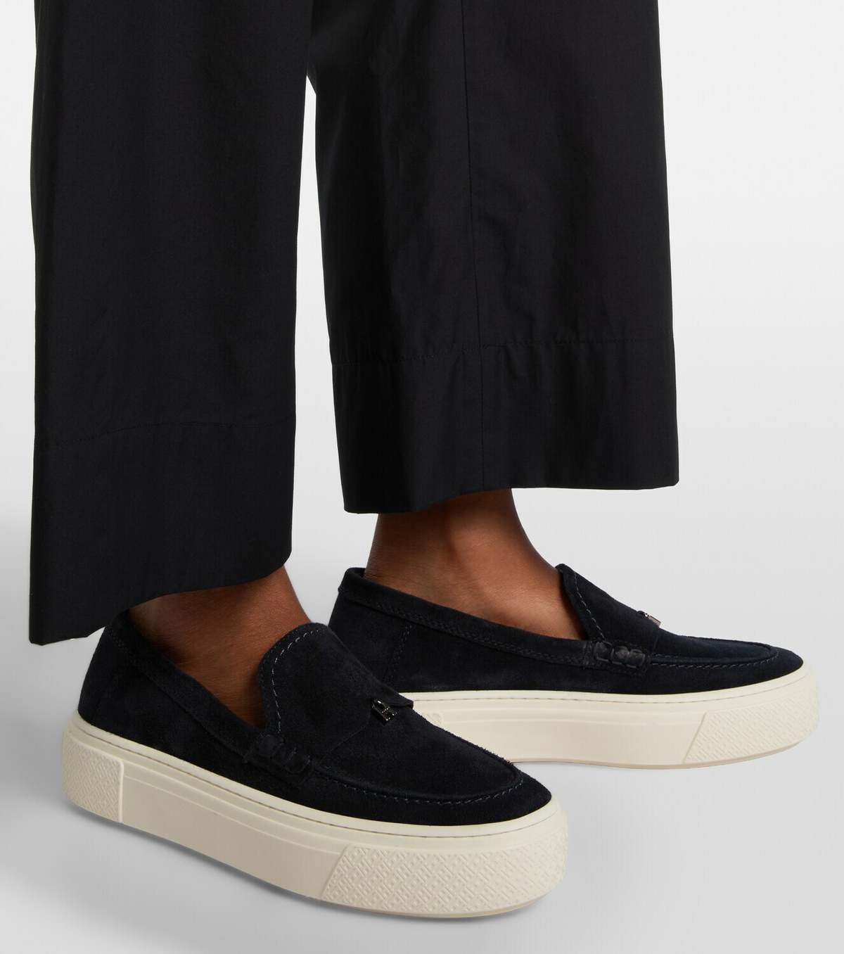 Hogan H705 suede slip-on shoes