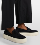 Hogan H705 suede slip-on shoes