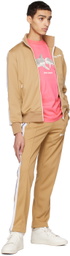 Palm Angels Beige Classic Track Jacket