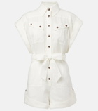 Zimmermann Linen playsuit