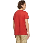 Balmain Red Logo T-Shirt