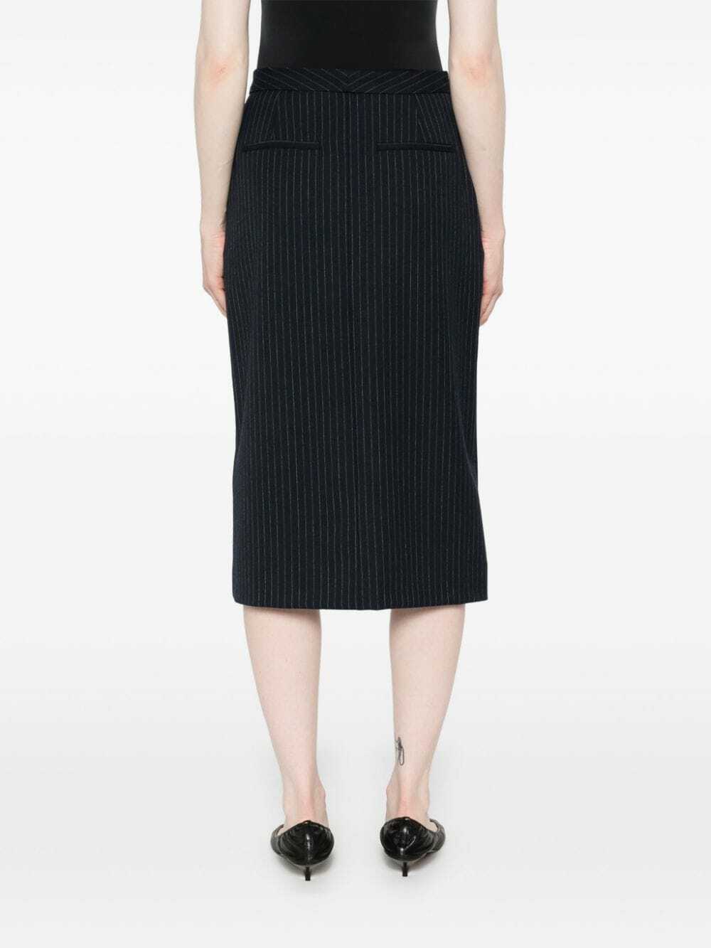 CALVIN KLEIN Pinstripe Midi Skirt Calvin Klein