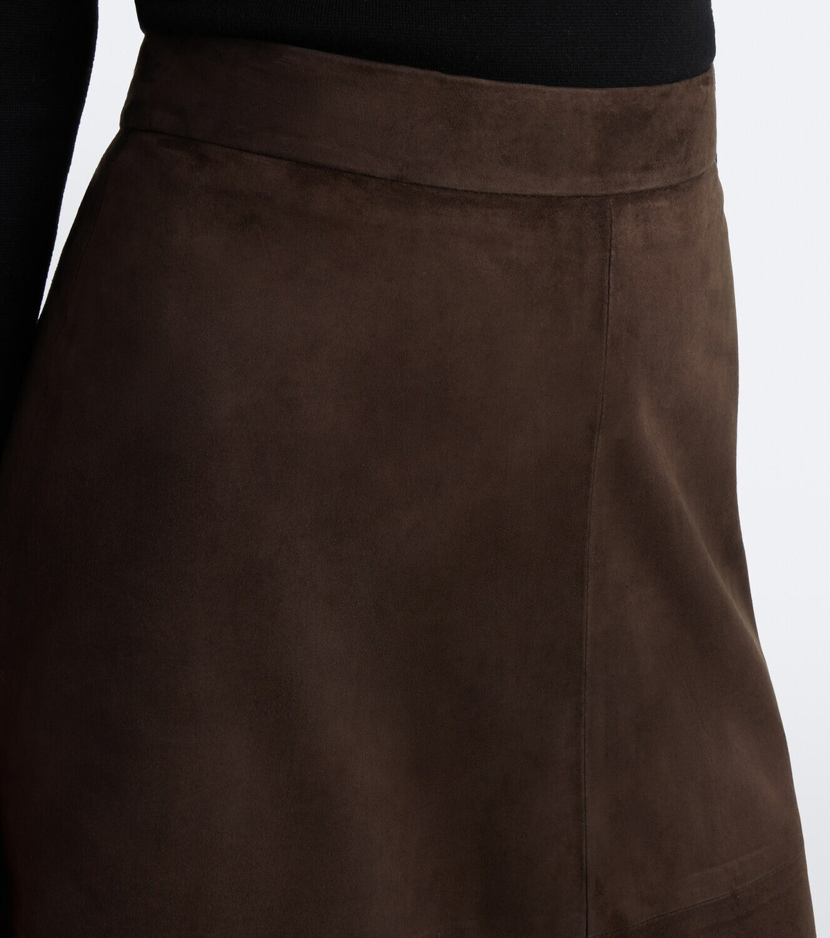 'S Max Mara Suede midi skirt
