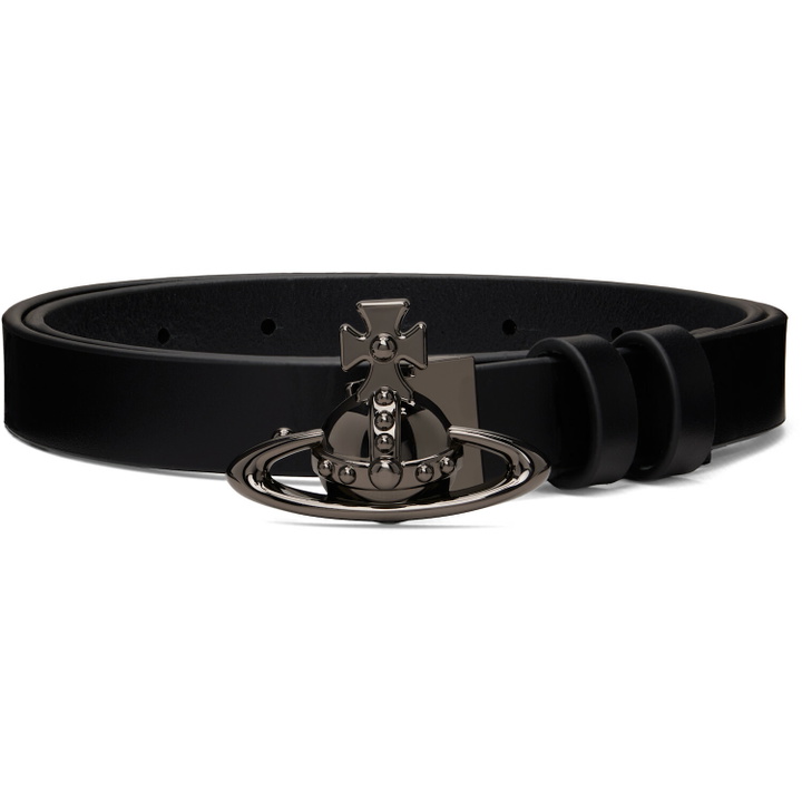 Photo: Vivienne Westwood Black Small Orb Buckle Belt
