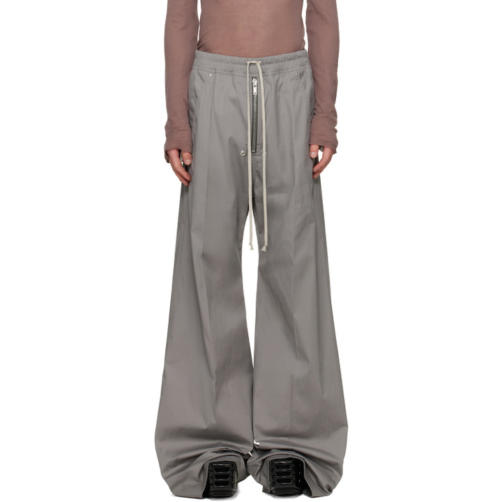 Photo: Rick Owens Gray Tower Wide Bela Trousers